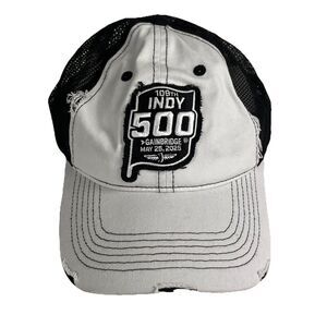New 2025 109th Running of INDY 500  Embroidered Mesh Hat Distressed Indycar